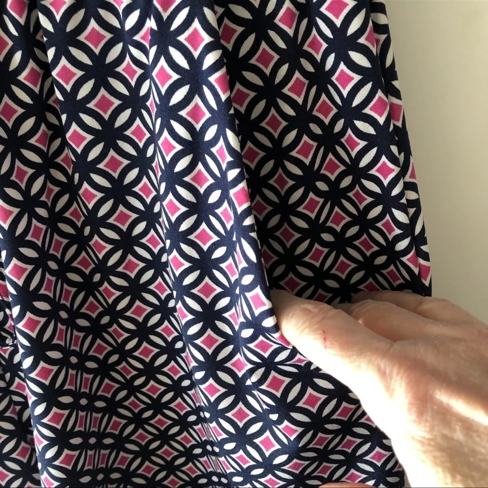 Brand New Jessica Howard Geometric Pink Blue Print Romper Size XS - Picture 3 of 3